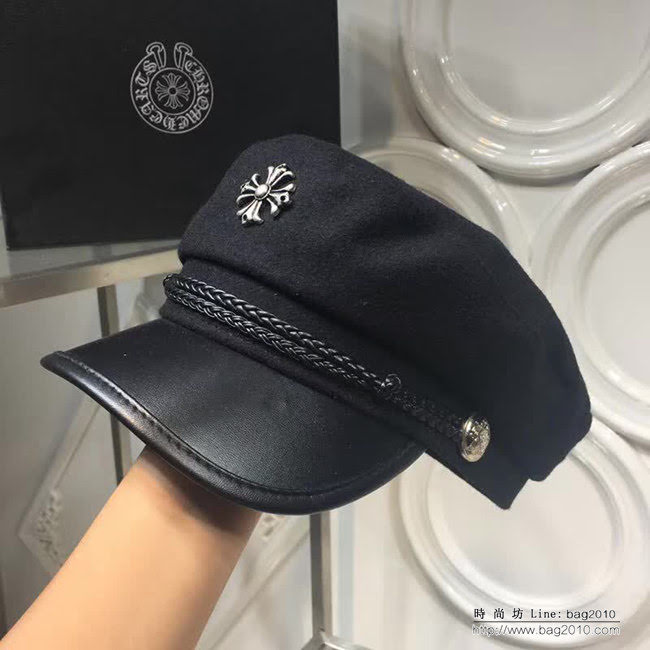 克羅心Chrome Hearts 跑量款 秋季新款鴨舌軍帽 LLWJ7012